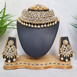 Antique Traditional Necklace Set in Oxidized Gold finish - JIA477, JIA701, JIA702, JIA703, JIA704, JIA705