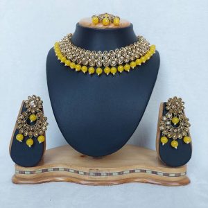 Traditional Reverse AD Necklace Sets in Various Colors with Mehendi Finish JIA811/JIA812/JIA813/JIA815/JIA816/JIA817/JIA818/JIA1113/JIA1114